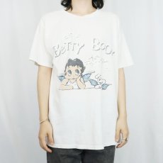 画像2: 90's Betty Boop & Pudgy キャラクタープリントTシャツ L (2)