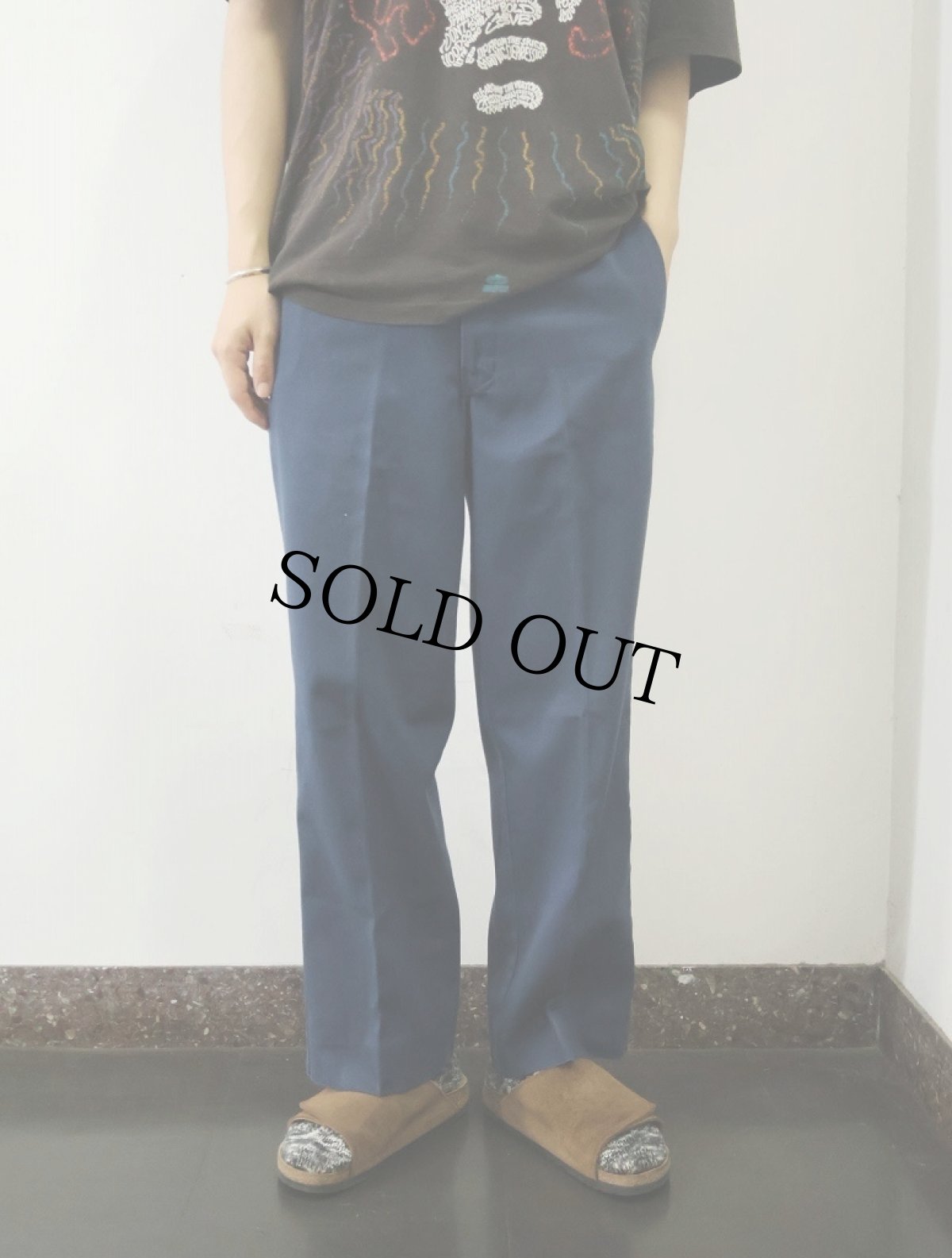 画像3: 80's Dickies USA製 ワークパンツ NAVY W31 (3)