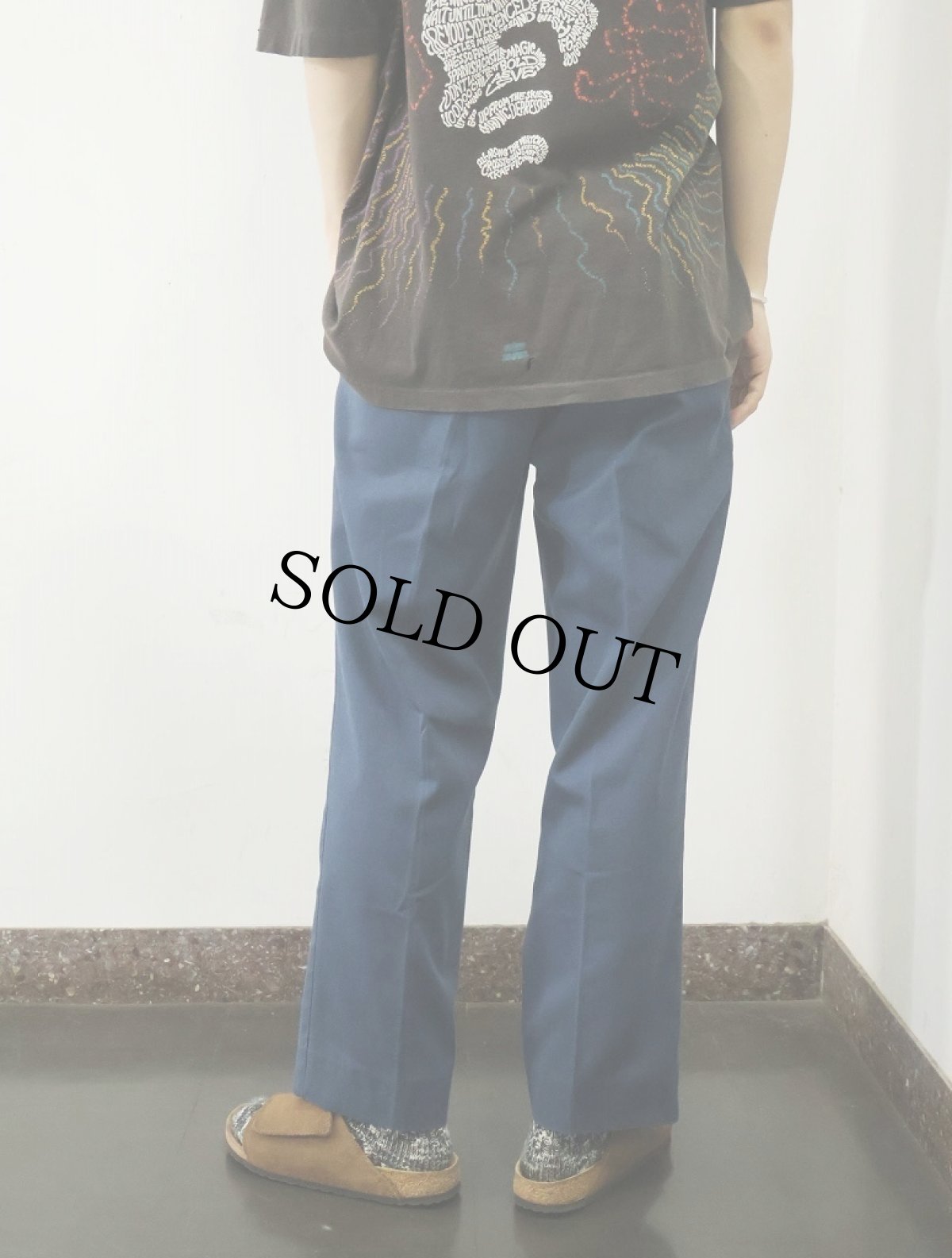 画像4: 80's Dickies USA製 ワークパンツ NAVY W31 (4)