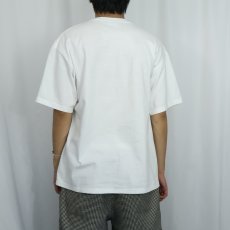 画像3: 90's Krispy Kreme Doughnuts "MASSACHUSETTS DOUGHNUTHEAD" ドーナツショップ キャラクタープリントTシャツ L (3)