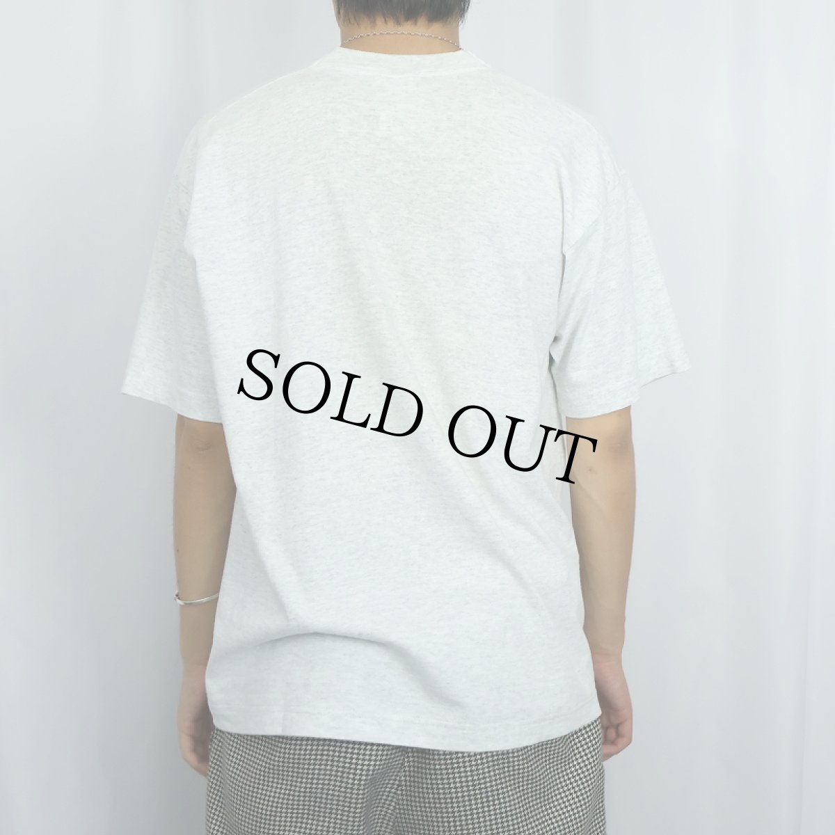 画像3: 90's USA製 "IT'S NOT A BALD SPOT! IT'S A SOLAR PANEL FOR A SEX MACHINE." ジョークプリントTシャツ L (3)