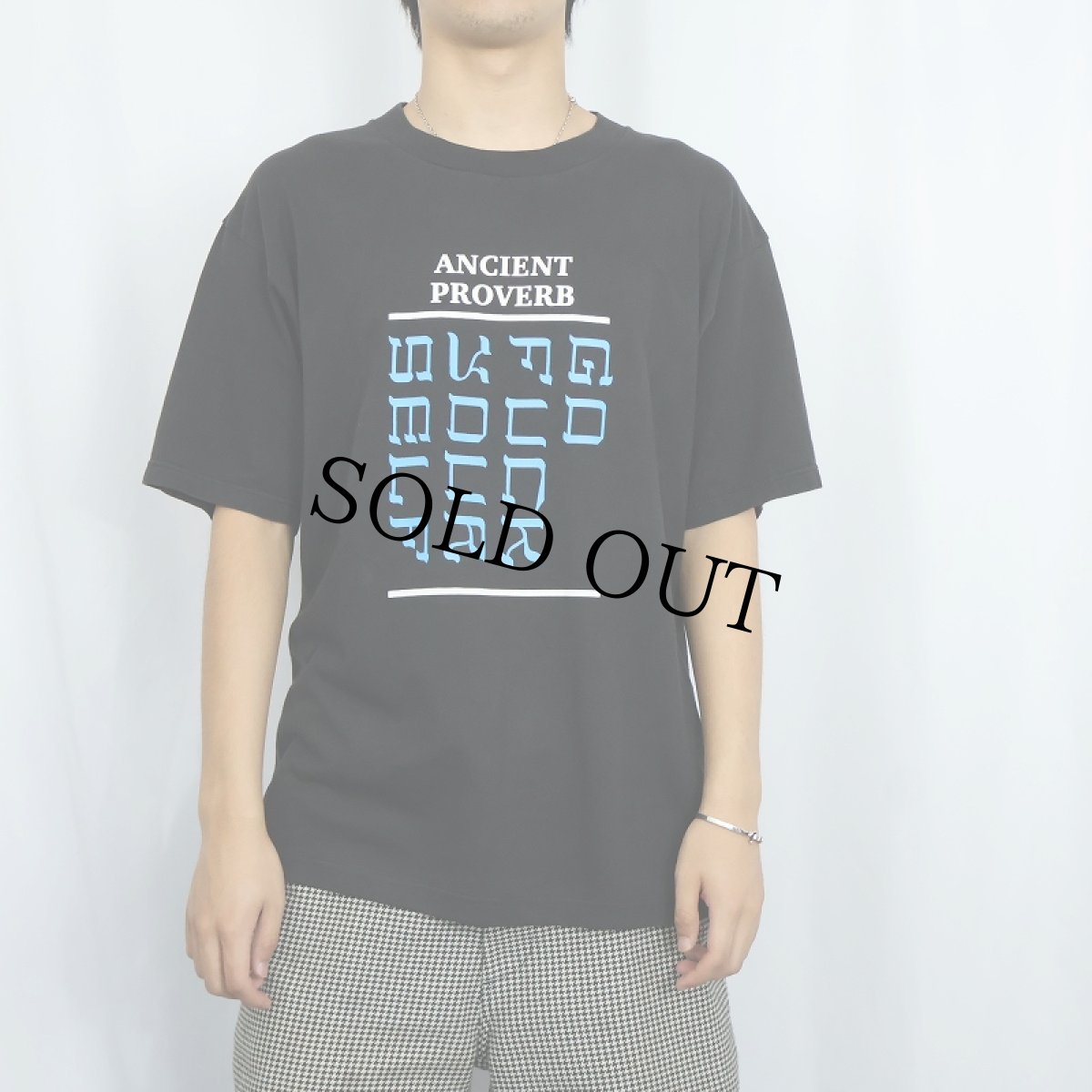 画像2: Accient Proverb "GO FUCK YOUR SELF" ギミックプリントTシャツ BLACK L (2)