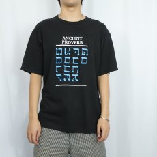 画像2: Accient Proverb "GO FUCK YOUR SELF" ギミックプリントTシャツ BLACK L (2)