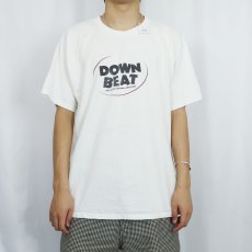 画像3: Duke Ellington "DOWN BEAT" ピアノ奏者プリントTシャツ L (3)