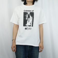 画像2: 90's THOM HALTER "Crimes of Style"プリントTシャツ L (2)