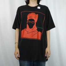 画像2: 90's "CHANGE IN PROGRESS" メッセージプリントTシャツ BLACK  (2)