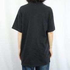 画像3: 90's "CHANGE IN PROGRESS" メッセージプリントTシャツ BLACK  (3)