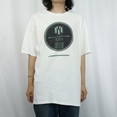 画像2: MILLENNIUM 321 ロゴプリントTシャツ L (2)