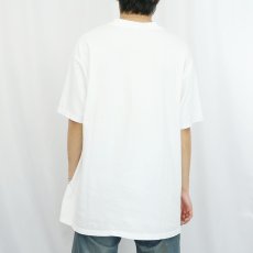 画像3: 90's "got wine?" スマイルプリント 広告パロディTシャツ XL (3)