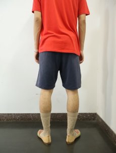 画像3: 80's Champion ロゴ刺繍 スウェットショーツ NAVY M (3)