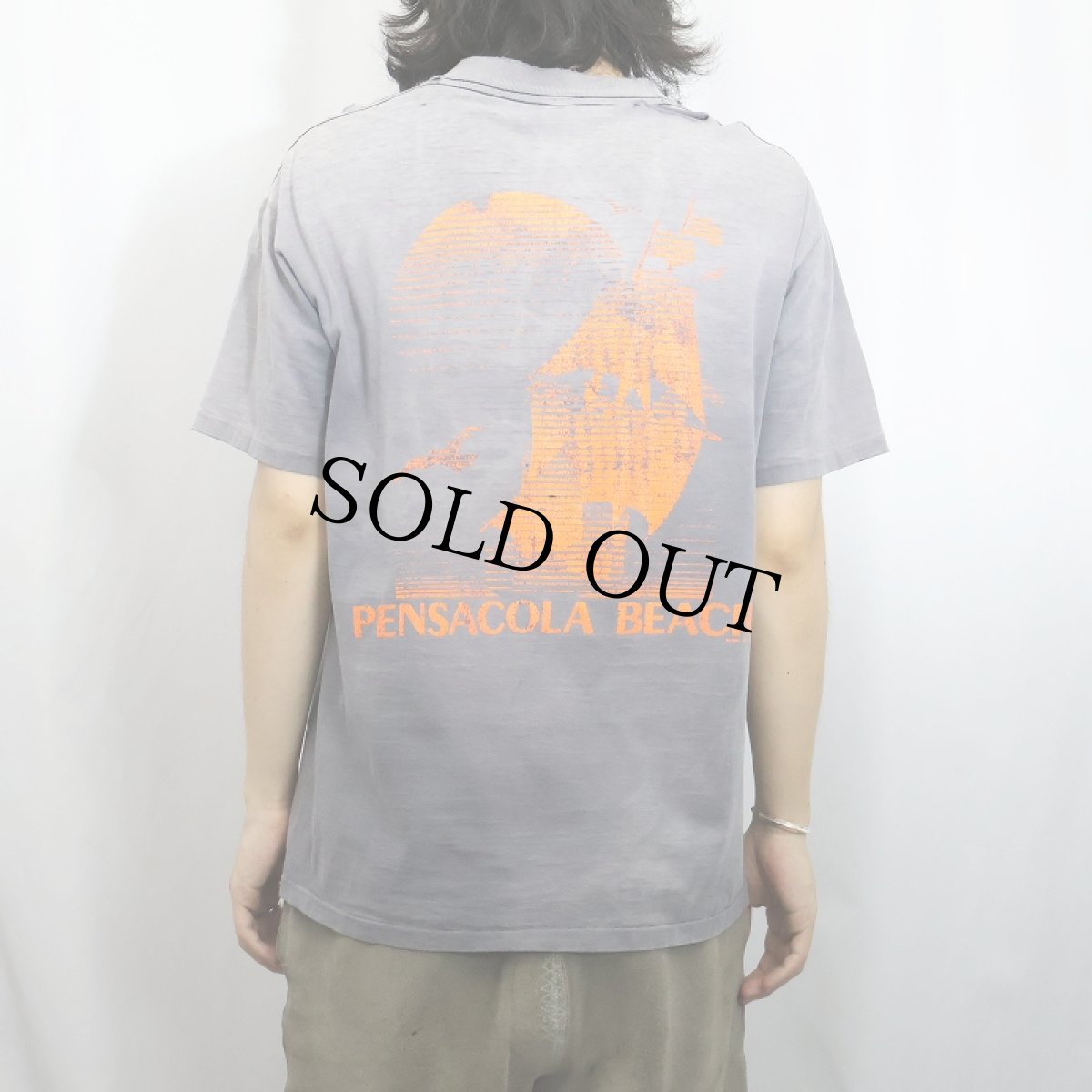 画像4: 90's "PENSACOLA BEACH" プリントTシャツ  (4)