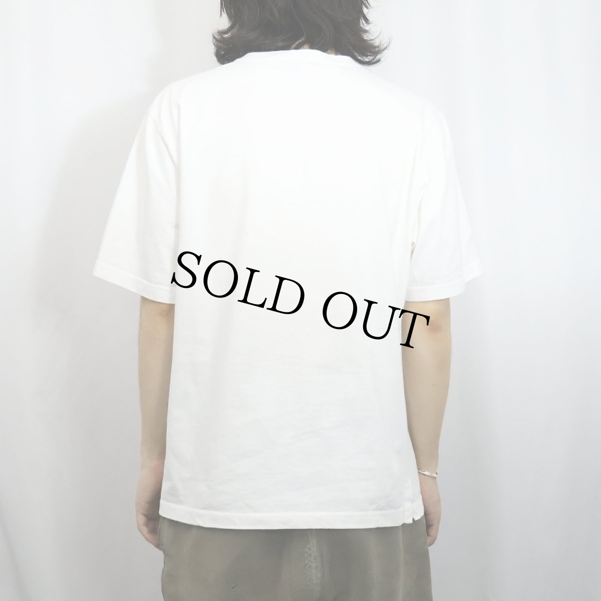 画像3: 90's LANDS' END × Betsy Fowler USA製 "Compatible Giraffes" アートプリントTシャツ L (3)