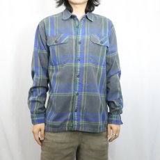 画像2: 2021AW Patagonia チェック柄 ネルシャツ M (2)
