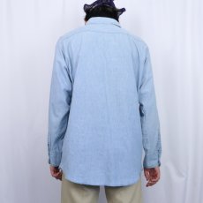 画像3: 70's ELY シャンブレーシャツ SIZE16 (3)