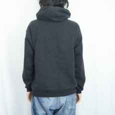 画像3: THRASHER ロゴプリント スウェットフーディー BLACK M (3)