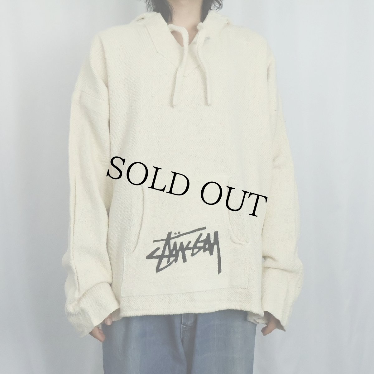 画像3: 90's ブート STUSSY メキシカンパーカー XL (3)
