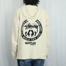 画像4: 90's ブート STUSSY メキシカンパーカー XL (4)