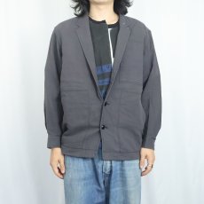 画像2: 70〜80's ISSEI MIYAKE コットンテーラードジャケット M (2)