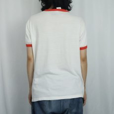 画像3: 70's Dr Pepper USA製 飲料メーカー プリントリンガーTシャツ XL (3)