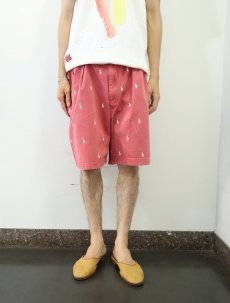 画像2: Ralph Lauren "TYLER SHORT" ロゴ刺繍 2タックコットンショーツ W35 (2)