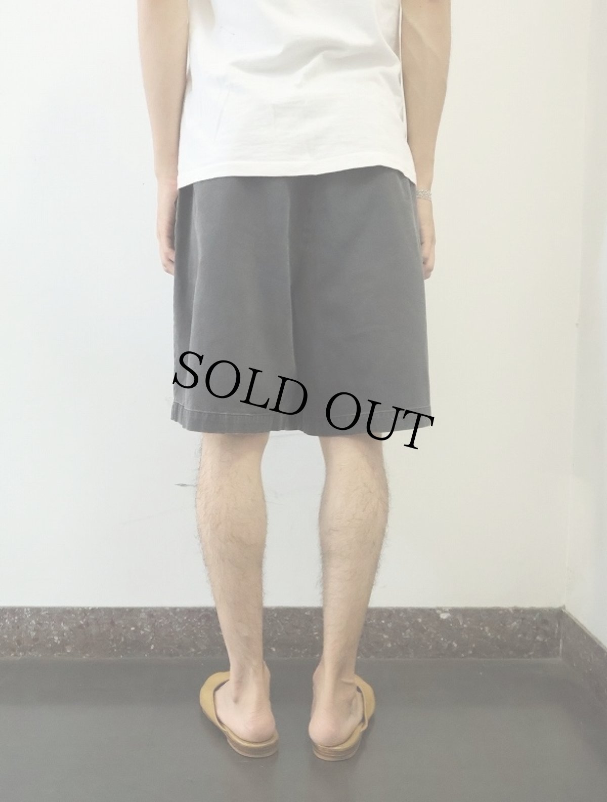 画像3: Ralph Lauren "TYLER SHORT" 2タックコットンショーツ BLACK W35 (3)