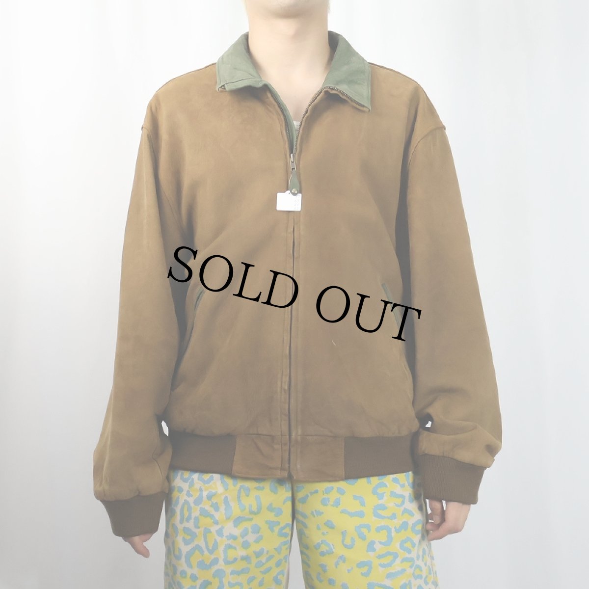 画像2: ⁡80's L.L.Bean USA製 ヌバックレザージャケット L (2)