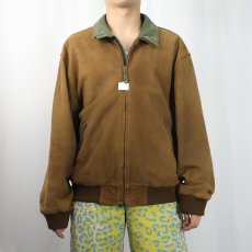 画像2: ⁡80's L.L.Bean USA製 ヌバックレザージャケット L (2)