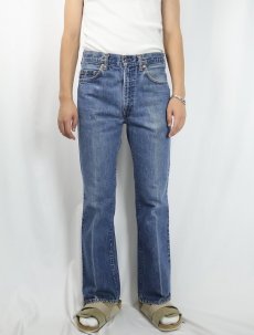 画像3: 70's Levi's 517 内股シングル ブーツカットデニムパンツ W32 (3)