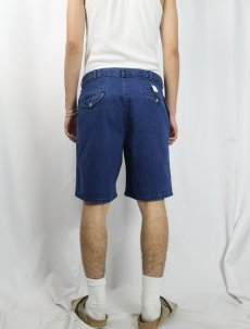 画像3: 90's The J. Peterman Company 2タック デニムショーツ W34 (3)