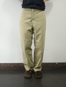 画像2: 60's U.S.ARMY チノトラウザーズ W28 (2)
