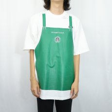 画像2: STARBUCKS COFFEE コーヒーショップ エプロンプリントTシャツ XL (2)