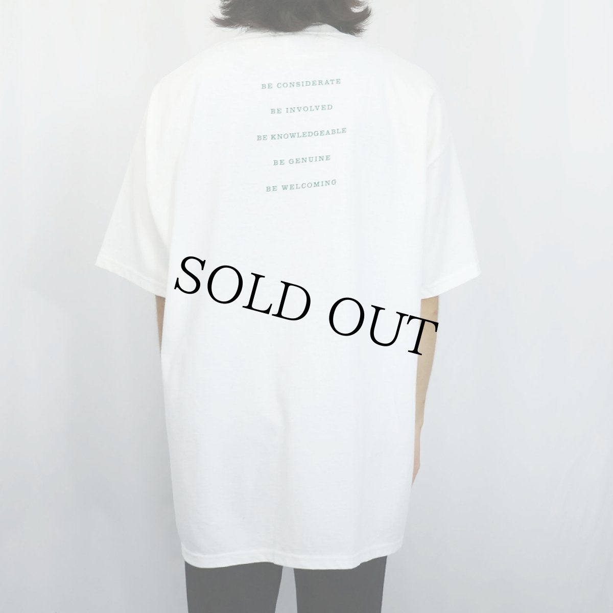 画像3: STARBUCKS COFFEE コーヒーショップ エプロンプリントTシャツ XL (3)