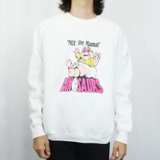 画像2: 90's Disney DINOSAURS USA製 "NOT the Mama!" テレビドラマプリントTシャツ XL (2)