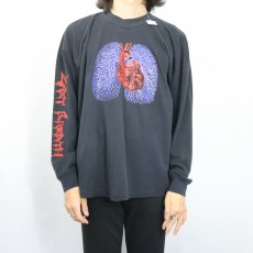 画像3: 2000's CANADA製 "LAST BREATH" 臓器プリントロンT BLACK ONESIZE (3)