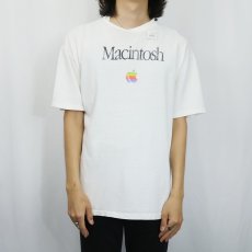 画像3: 90's Apple "Macintosh" レインボーロゴプリントTシャツ  (3)