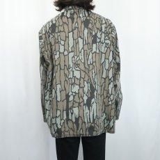 画像3: 80's SAFTBAK USA製 トレバークカモ柄 ハンティングジャケット L (3)