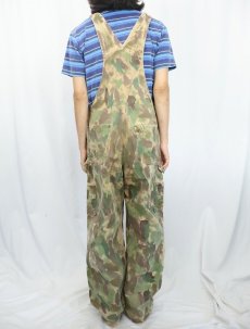画像3: 80〜90's Carhartt ペンキペイント コットンダックオーバーオール W36 (3)