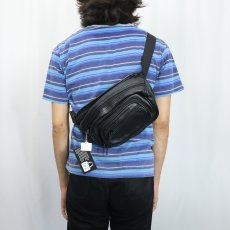 画像2: ROMA LEATHERS レザーボディーバッグ DEADSTOCK (2)