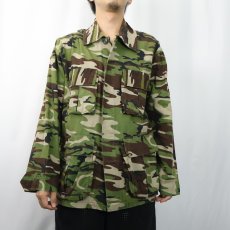 画像2: 80〜90's GAME WINNER SPORTSWEAR ウッドランドカモ柄 ハンティングジャケット L (2)