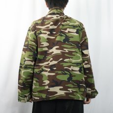 画像3: 80〜90's GAME WINNER SPORTSWEAR ウッドランドカモ柄 ハンティングジャケット L (3)