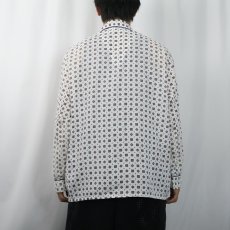 画像3: 70's Hampton 総柄 パジャマシャツ L (3)