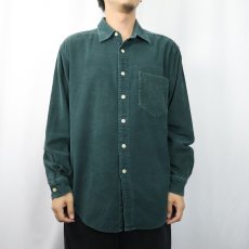 画像2: 90's J.CREW コーデュロイシャツ M (2)