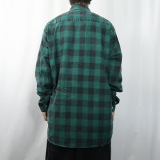 画像3: 90's〜 USA製 バッファローチェック柄 プリントネルシャツ XL (3)
