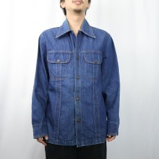 画像2: 70's DeeCee Rappers USA製 デニムジャケット L (2)