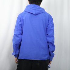 画像3: 80's L.L.Bean ロゴ刺繍 ナイロンアノラックパーカー S (3)