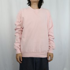 画像2: 90's RUSSELL ATHLETIC HIGH COTTON USA製 前V 無地スウェット M (2)