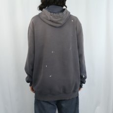画像3: Carhartt フェードスウェットフーディー NAVY L (3)