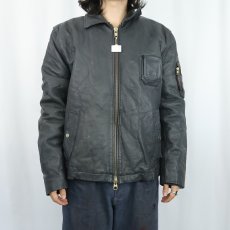 画像2: 70〜80's ATLAS "FRENCH AIR FORCE TYPE" レザージャケット L (2)