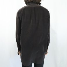 画像3: POLO Ralph Lauren ロゴ刺繍 コーデュロイボタンダウンシャツ BLACK M (3)