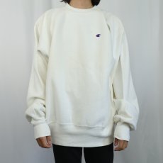 画像2: 90's Champion REVERSE WEAVE USA製 目付き スウェット L タグ付き未使用  (2)